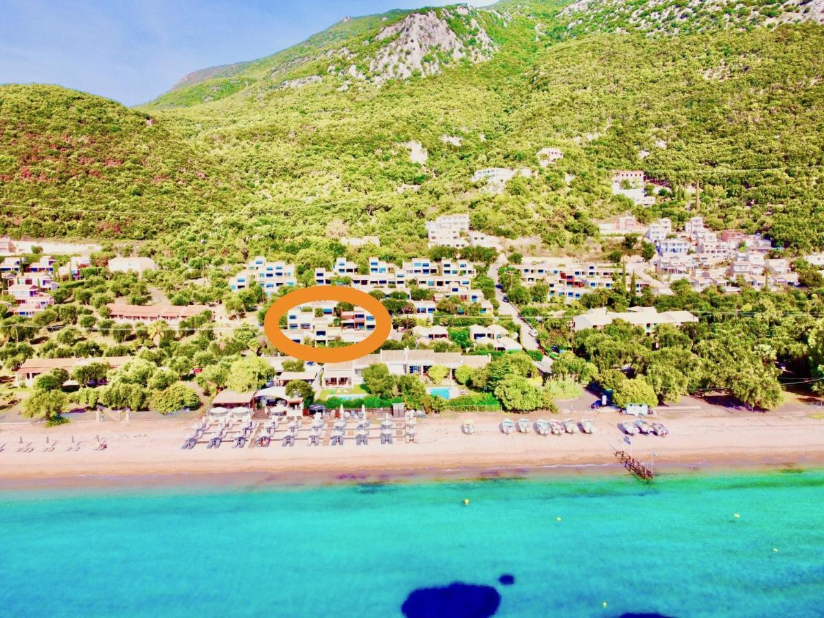 Barbati Beach Minivillas With Pool By Dadovillas Bagian luar foto