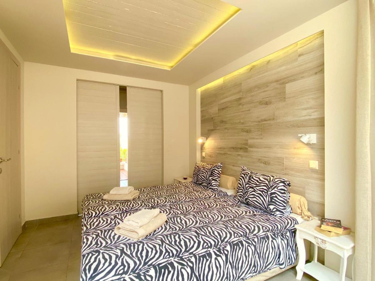 Barbati Beach Minivillas With Pool By Dadovillas Bagian luar foto